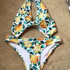 Lemon print bikini from Cupshe